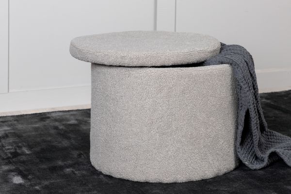 Imagine Dunken Pouf - / Greige Teddy