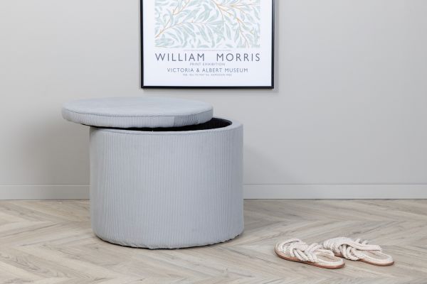 Imagine Dunken Pouf -  / Grey Corduroy