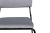 Imagine Kenth Chair 2-pack - Black / Light Grey Velvet