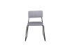 Imagine Kenth Chair 2-pack - Black / Light Grey Velvet