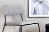 Imagine Kenth Chair 2-pack - Black / Light Grey Velvet