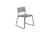 Imagine Kenth Chair 2-pack - Black / Light Grey Velvet