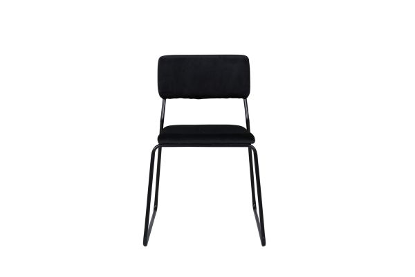 Imagine Kenth Chair 2-pack - Negru / Catifea Neagră