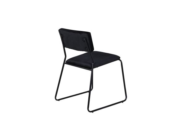 Imagine Kenth Chair 2-pack - Negru / Catifea Neagră