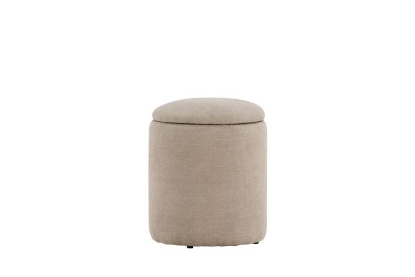 Imagine Limpen Pouf - Înveliș Bej din Material Textil