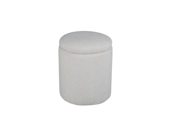 Imagine Limpen Pouf - / Teddy Offwhite