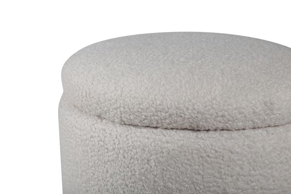 Imagine Limpen Pouf - / Teddy Offwhite