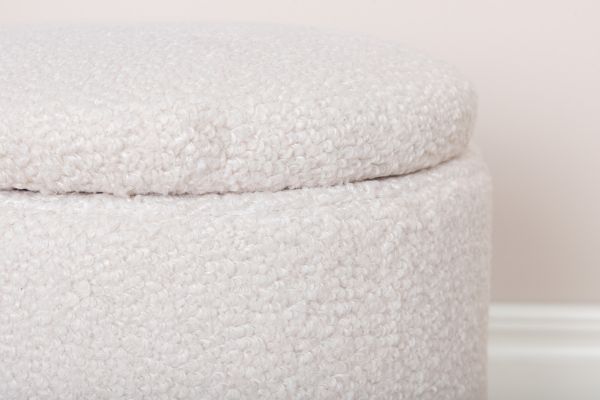 Imagine Limpen Pouf - / Teddy Offwhite