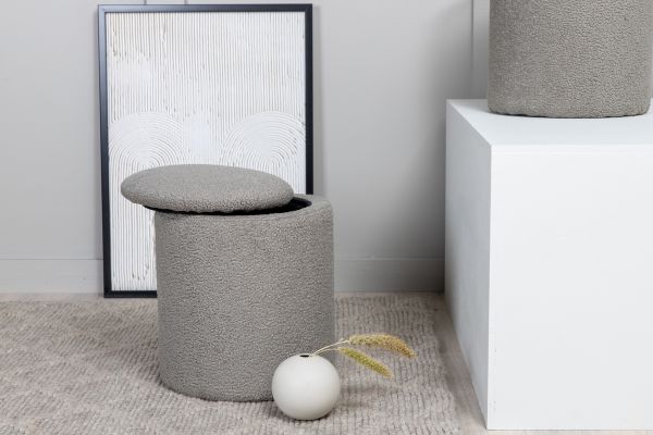 Imagine Limpen Pouf - / Greige Teddy