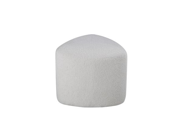 Imagine Peg Pouf - / Teddie Offwhite