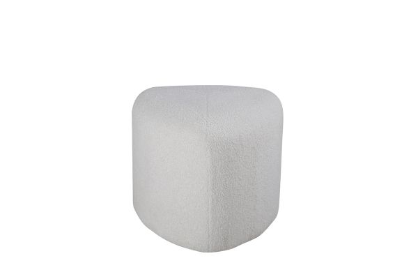 Imagine Peg Pouf - / Teddie Offwhite