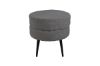 Imagine Pot Pouf - Black / Greige Teddy