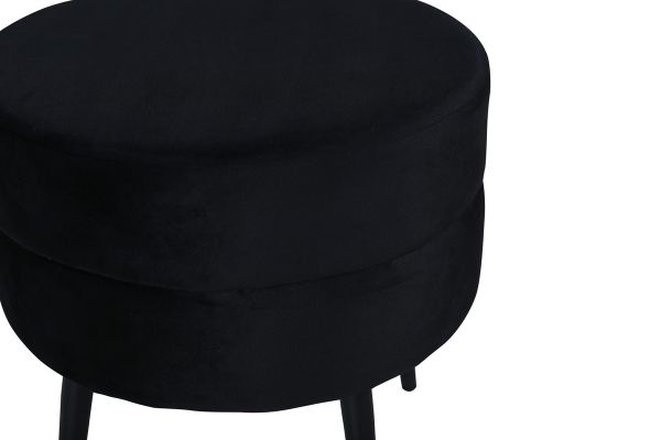 Imagine Pot Pouf - negru / velur negru