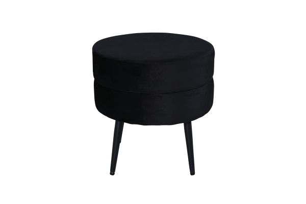 Imagine Pot Pouf - negru / velur negru