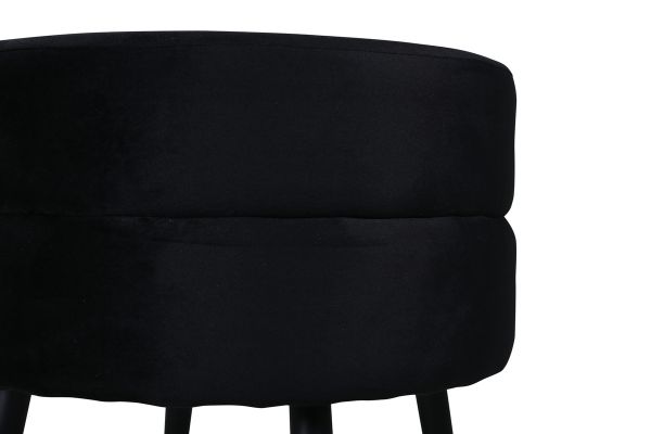 Imagine Pot Pouf - negru / velur negru