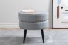 Imagine Pot Pouf - Negru / Gri Cordonat