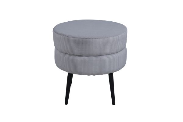 Imagine Pot Pouf - Negru / Gri Cordonat