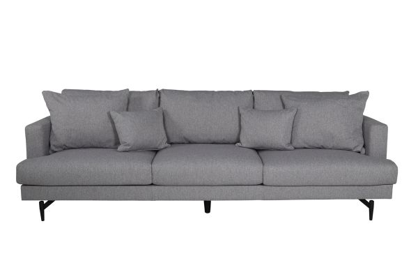 Imagine Sofia Sofa - Black / Grey Fabric