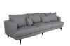 Imagine Sofia Sofa - Black / Grey Fabric