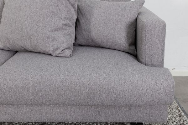 Imagine Sofia Sofa - Black / Grey Fabric