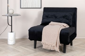 Imagine Vicky Folding Bed Single - Negru / Catifea Neagră