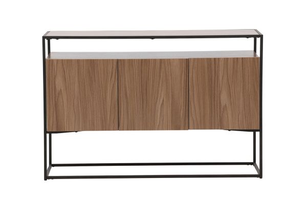 Imagine Vă rugăm să traduceți complet Kingsport Storage - Black / Walnut MDF