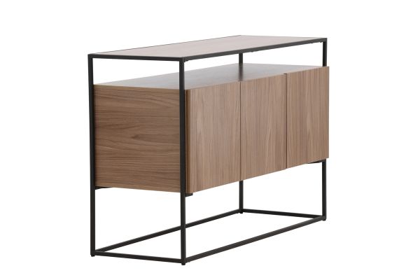 Imagine Vă rugăm să traduceți complet Kingsport Storage - Black / Walnut MDF