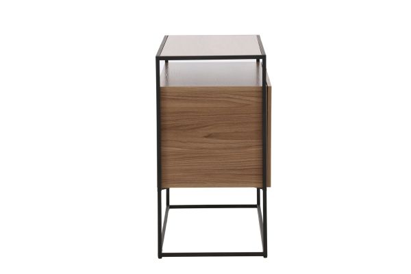 Imagine Vă rugăm să traduceți complet Kingsport Storage - Black / Walnut MDF