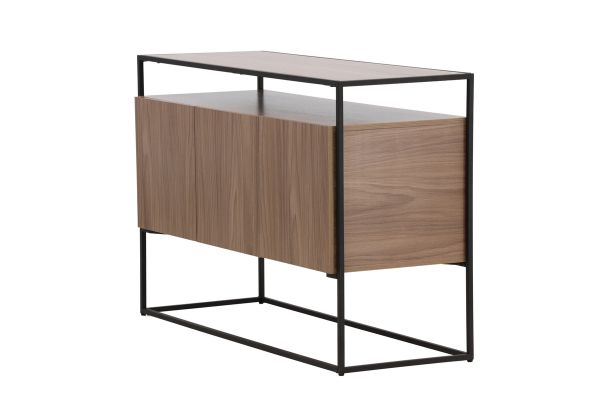 Imagine Vă rugăm să traduceți complet Kingsport Storage - Black / Walnut MDF