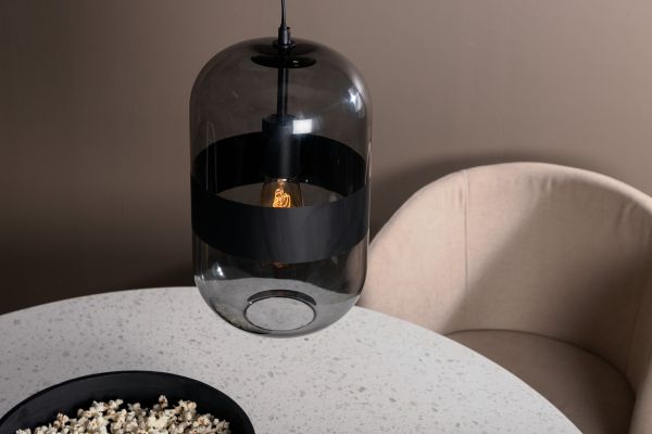 Imagine Dropp -Pendant - Black / Smokey black Glass/As quotation