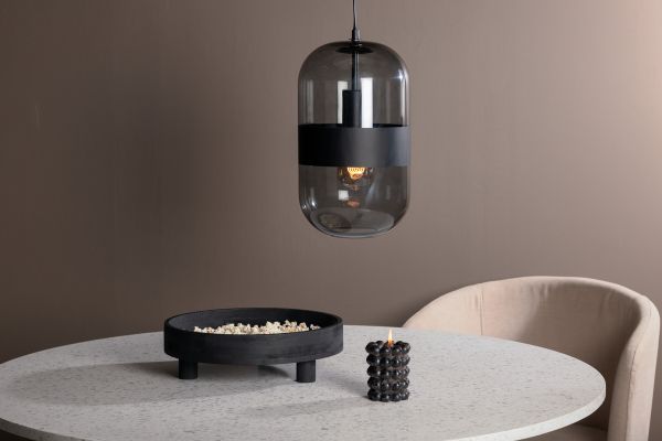 Imagine Dropp -Pendant - Black / Smokey black Glass/As quotation