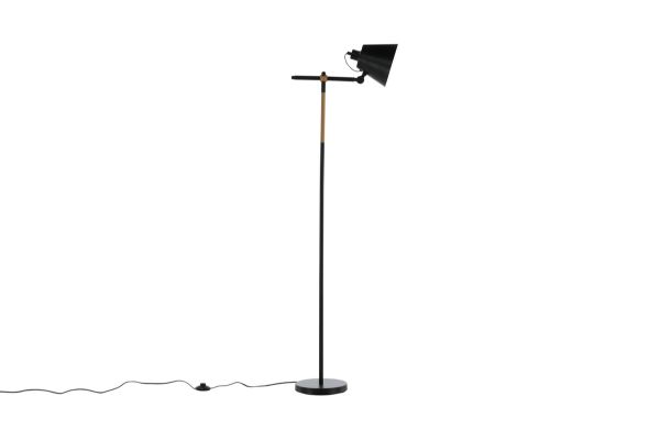 Imagine Vă rugăm să traduceţi complet: Skott - Floor Lamp - Black/Black