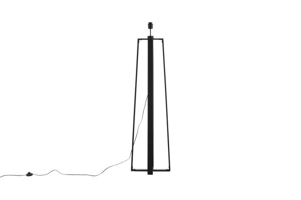 Imagine Avspark -Floor Lamp - Blk Leg/Smokey Glass/Add Blk Smoked Glass ball on top