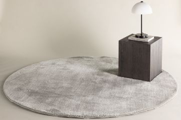 Imagine Blanca Polyester - 200*200-  -Round-Light grey