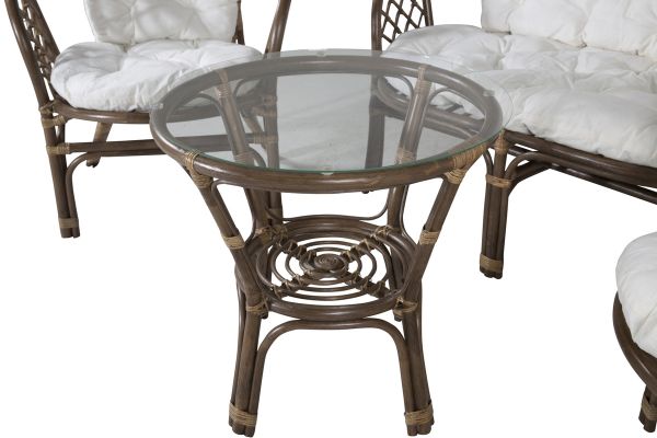 Imagine Setul de lounge Wera (3+2+) Rattan / Cușinetti offwhite