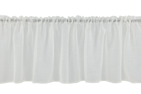 Imagine Vă rugăm să traduceți integral Kaya Curtain Polyester/fake linen - Alb / - 55*250