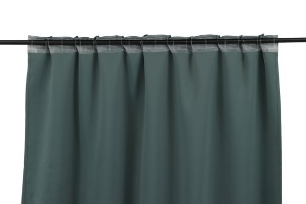 Imagine Evelyn Curtain Poliester opacizant - Albastru/verde - 135x240