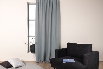 Imagine Evelyn Curtain Poliester întunecare - Gri deschis - 135*290