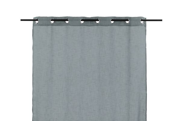 Imagine Cu Kaya Curtain Poliester/faux in - Gri - 140*290 - Cu capse