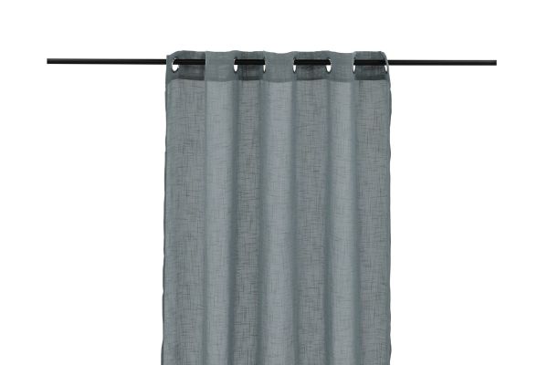 Imagine Cu Kaya Curtain Poliester/faux in - Gri - 140*290 - Cu capse