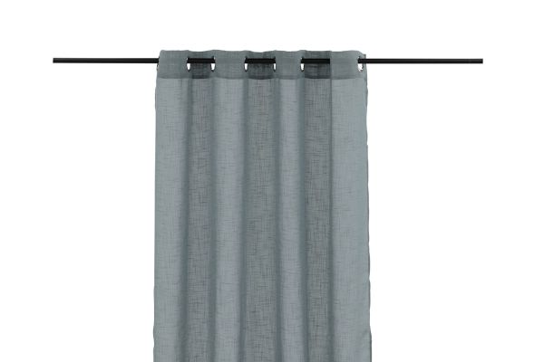 Imagine Cu Kaya Curtain Poliester/faux in - Gri - 140*290 - Cu capse