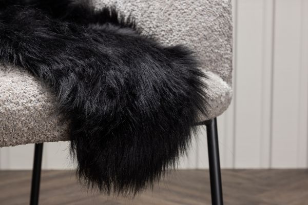 Imagine Katy Polyester Fake Fur - 60*90 - Rectangular - Negru