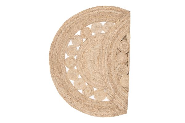 Imagine Elis 100% jute - 200*200- -Round-Natural dark