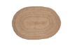 Imagine Covorul Oliver din jut 100% - 300 * 200- -Oval-Natural dark