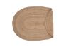 Imagine Covorul Oliver din jut 100% - 300 * 200- -Oval-Natural dark