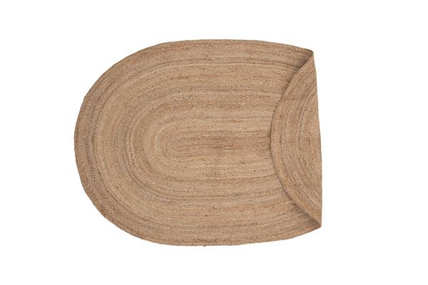 Imagine Covorul Oliver din jut 100% - 300 * 200- -Oval-Natural dark