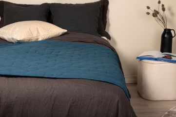 Imagine Vă rugăm să traduceți complet Sally Bedspread Microfiber - Blue / - 260*260