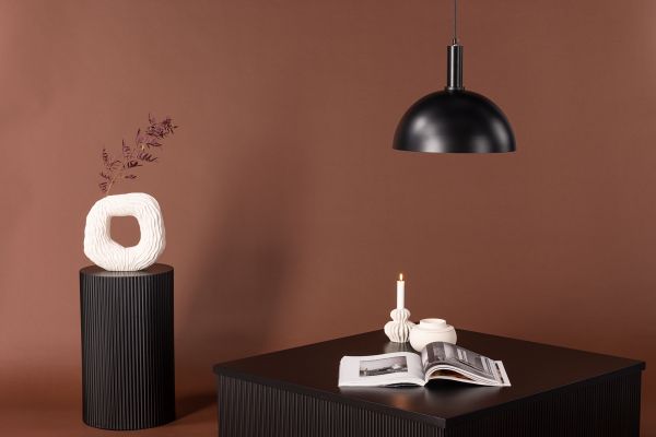 Imagine Lampa pendant Narbonne - Negru / Negru