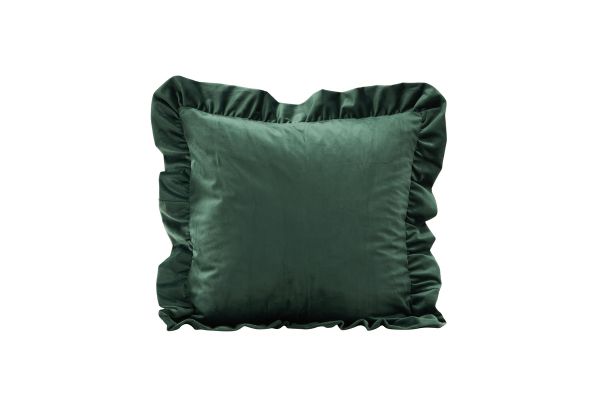 Imagine Husa de pernă Hailey Poly Velvet - Verde 50x50