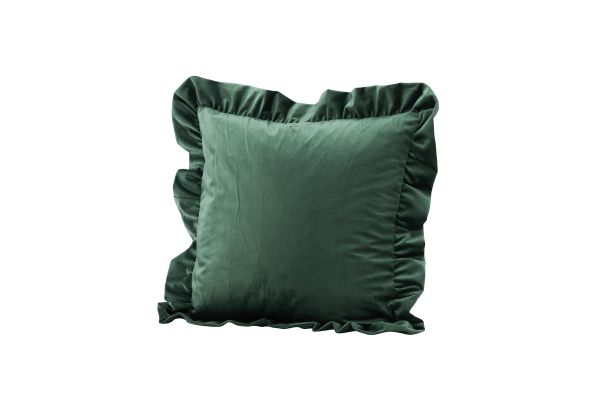 Imagine Husa de pernă Hailey Poly Velvet - Verde 50x50